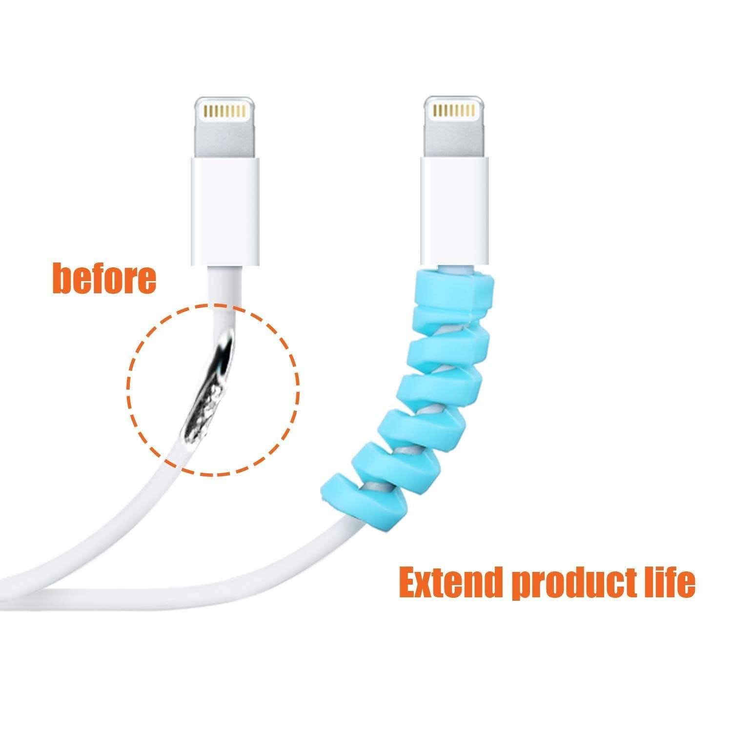 Cable Protector Wire Protector For All Charging Able Cover Set Of 3 (12Pieces)